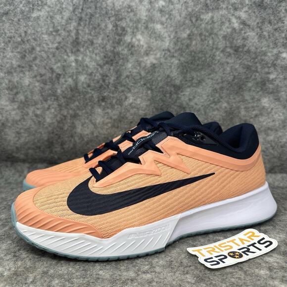Nike Zoom Vapor Pro 3 Hard Court Tennis Shoes Mens Sz 10.5 Apricot Pickleball - Picture 1 of 8